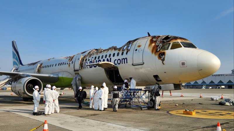 South Korea says battery pack is possible cause of Air Busan fire