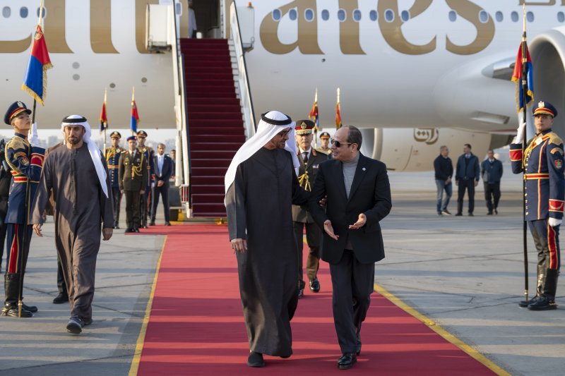 UAE president visits Egypt’s capital