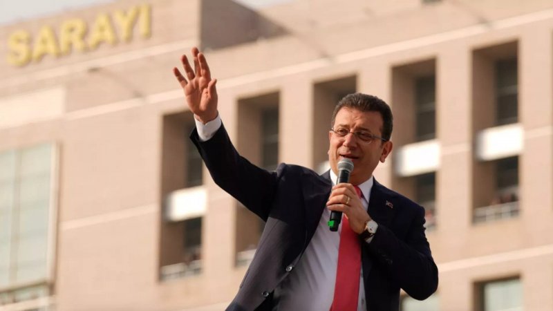 Ekrem İmamoğlu has been suspended from his position, according to the Turkish Ministry of Internal Affairs