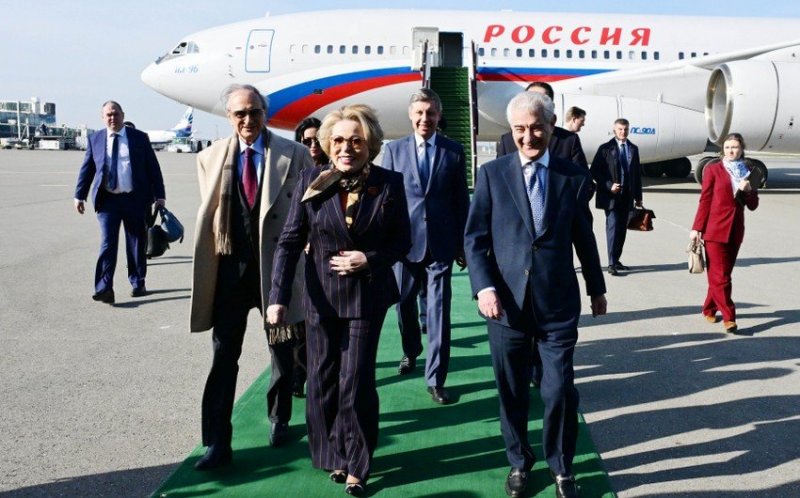 The Speaker of Russia’s Federation Council has arrived in Azerbaijan for an official visit