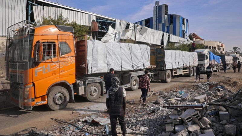 Israel announced Sunday it is halting all deliveries of aid and supplies into Gaza