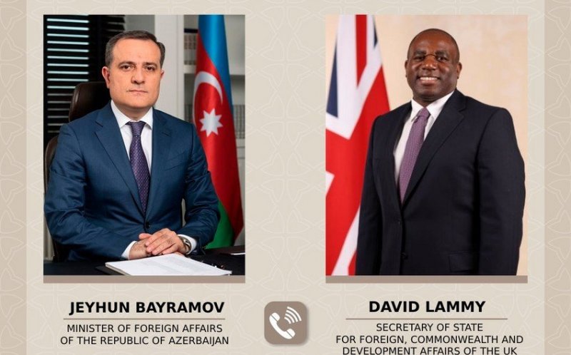 Azerbaijani, UK foreign ministers discuss regional situation