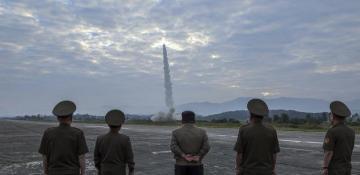 DPRK top leader calls for bolstering up navy's combat power 