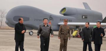 North Korea’s Kim inspects AI-powered suicide drones 
