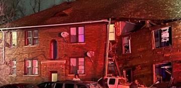 Several injured in apartment building explosion in Detroit