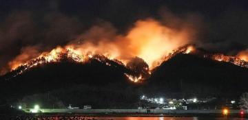 Japan orders evacuation of residents in two prefectures due to forest fires 