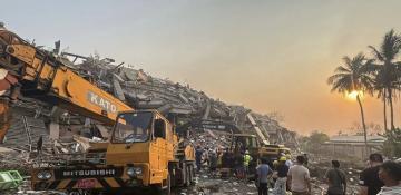 Rescue efforts in Myanmar raise hopes three days after deadly quake 