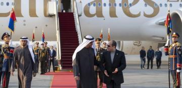 UAE president visits Egypt’s capital