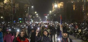 Serbian officials have denied accusations of using illegal sonic weapons to attack peaceful protesters