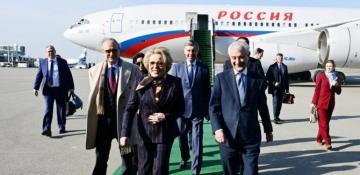 The Speaker of Russia’s Federation Council has arrived in Azerbaijan for an official visit