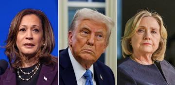 Trump cancels security clearances for Kamala Harris and Hillary Clinton 