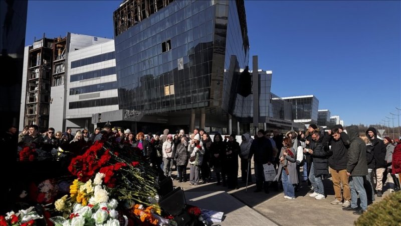 Russia unveils memorial for victims of Crocus City Hall terrorist attack 