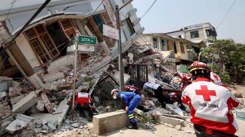 Myanmar military opens fire at Chinese Red Cross convoy carrying quake aid