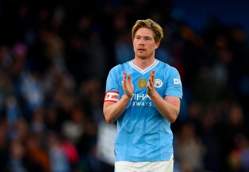 Kevin De Bruyne to leave Manchester City this summer