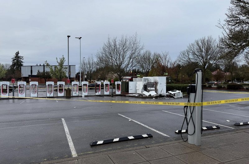 Tesla Supercharger station damaged in Washington, FBI launches investigation