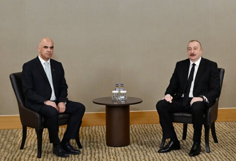 President Ilham Aliyev meets Council of Europe Secretary General Alain Berset in Antalya 
