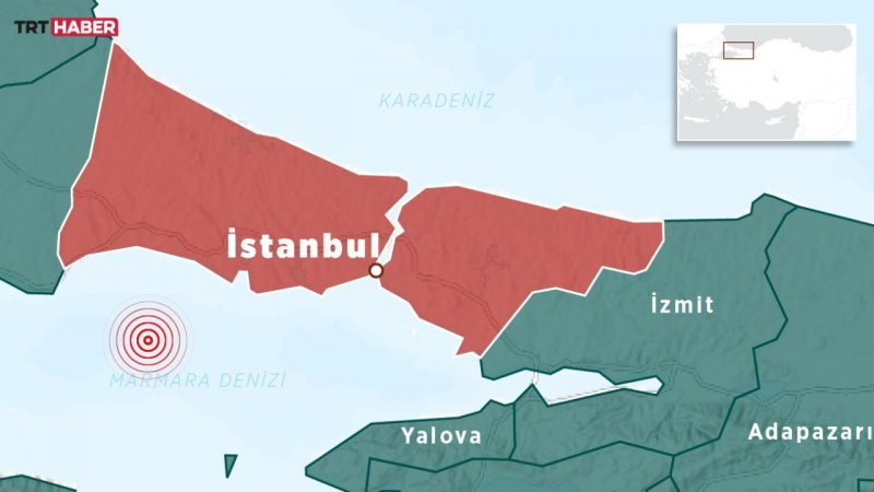 Earthquake in Istanbul lasted for 13 seconds, 51 aftershocks recorded 