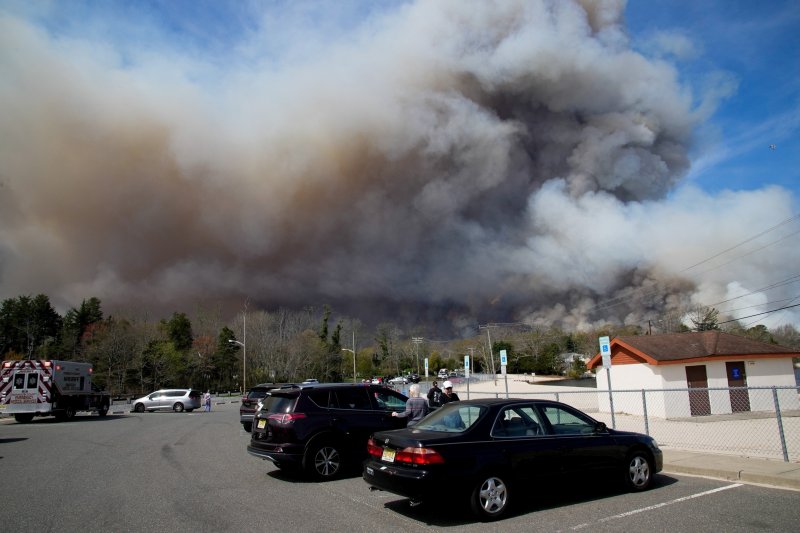 Massive New Jersey wildfire prompts air quality alert for NYC 