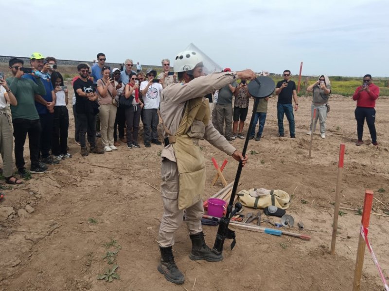 World travelers observe demining efforts in Jabrayil 