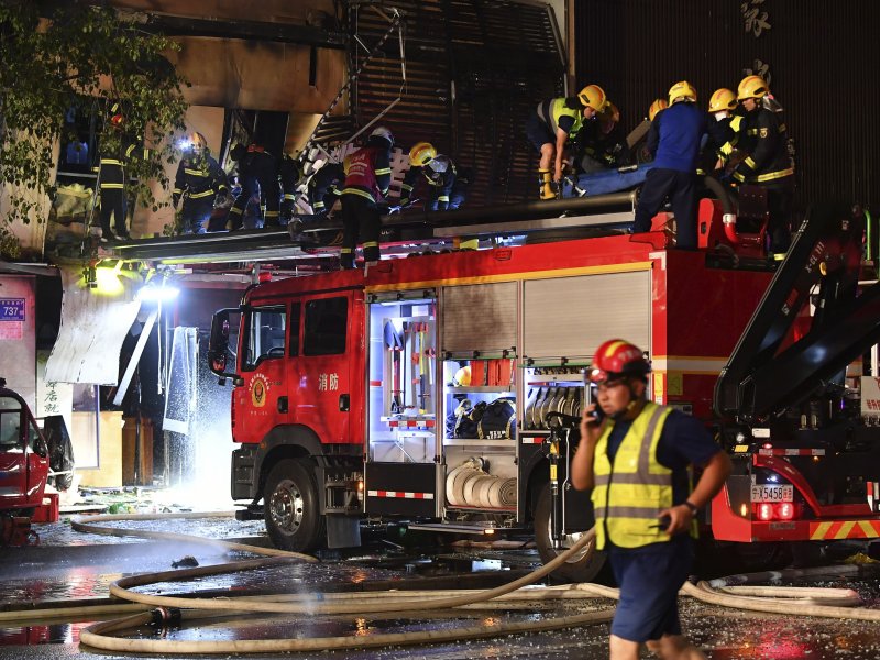 Restaurant fire leaves 22 dead in northeast China