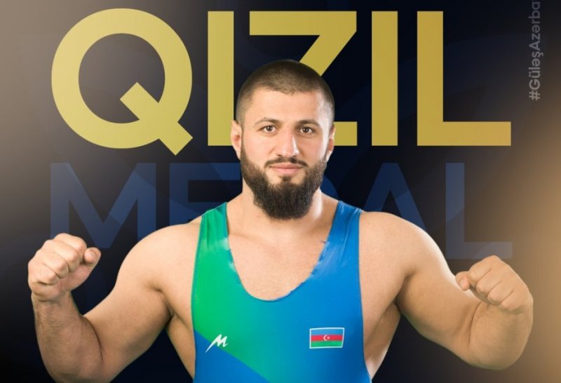 Azerbaijani freestyle wrestler becomes European champion