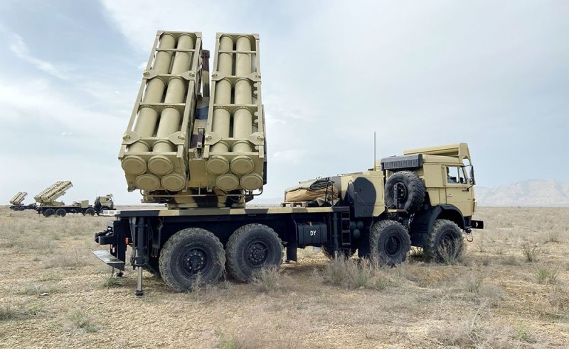 Azerbaijan’s rocket and artillery troops conduct combat training 