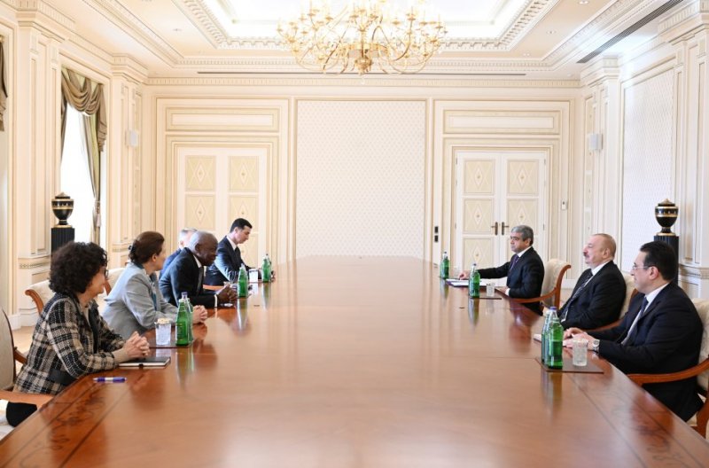 Azerbaijan's president receives ILO director-general 