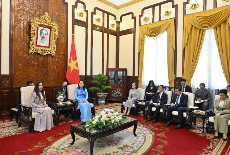Leyla Aliyeva meets with Vietnam's vice president