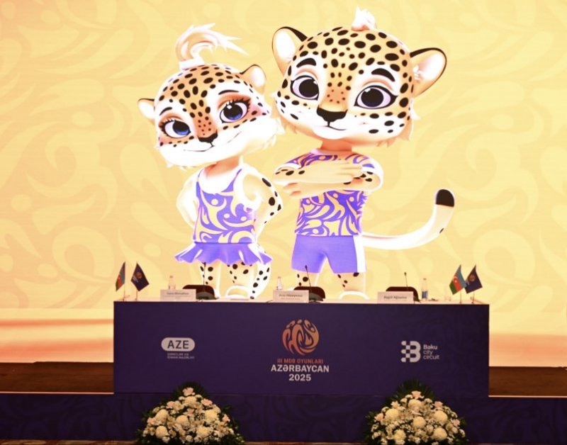 Azerbaijan presents official mascots for 3rd CIS Games