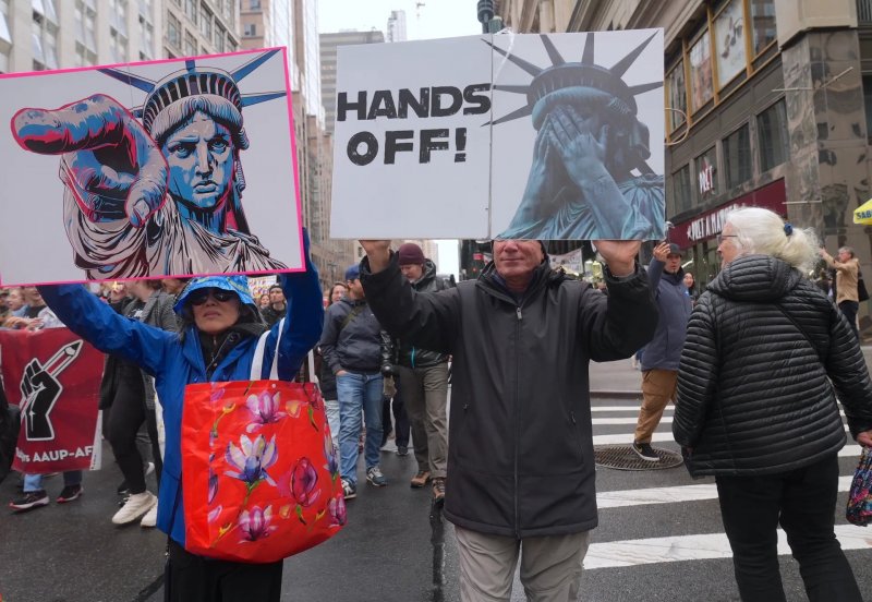 News about - Global Hands-Off protests rally against Donald Trump  SEE PHOTOS 