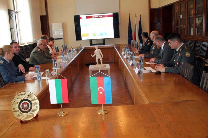 Azerbaijan’s National Defense University delegation visits Bulgaria 