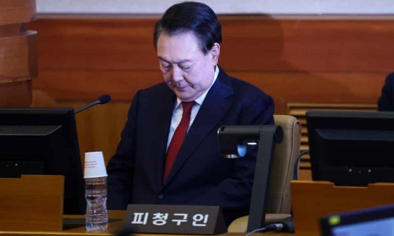 South Korea's ex-president Yoon attends first criminal trial on insurrection charges