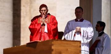 Cardinal’s funeral sermon echoes pope’s plea for Trump to ‘build bridges, not walls’ 