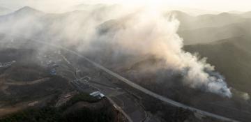 Wildfire erupts in South Korea’s Hadong, prompting evacuations