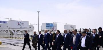 Azerbaijani and Iranian delegations visit Baku International Sea Trade Port