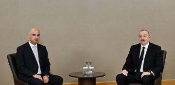President Ilham Aliyev meets Council of Europe Secretary General Alain Berset in Antalya 