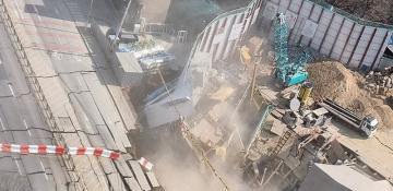 Workers feared trapped as South Korea construction site collapses