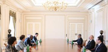Azerbaijan's president receives ILO director-general 