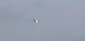 United Airlines flight suffers engine fire after rare rabbit strike -  VIDEO 