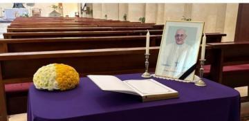 Baku Catholic Church opens book of condolences to honor Pope Francis