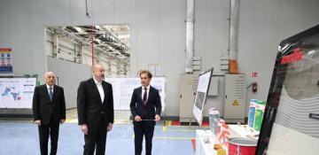 President Ilham Aliyev inaugurates several facilities in Sumgayit Chemical Industrial Park