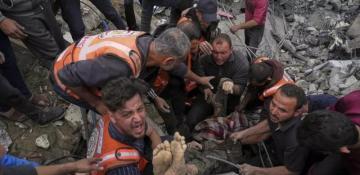 Israel ramps up airstrikes across Gaza on Palm Sunday, targeting a hospital in the northern region