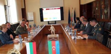 Azerbaijan’s National Defense University delegation visits Bulgaria 