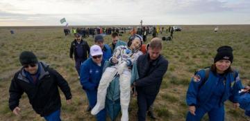 Veteran NASA astronaut Don Pettit returns to Earth on his 70th birthday