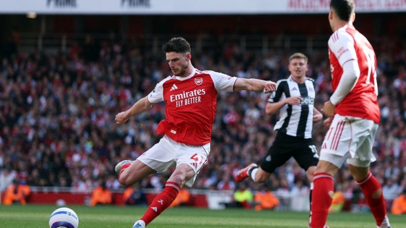 Arsenal beat Newcastle at home thanks to Rice goal 