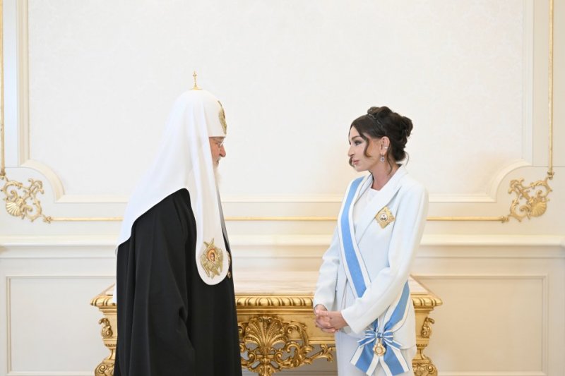 News about - President of Azerbaijan Ilham Aliyev met with Patriarch Kirill of Moscow and All Russia  PHOTO 