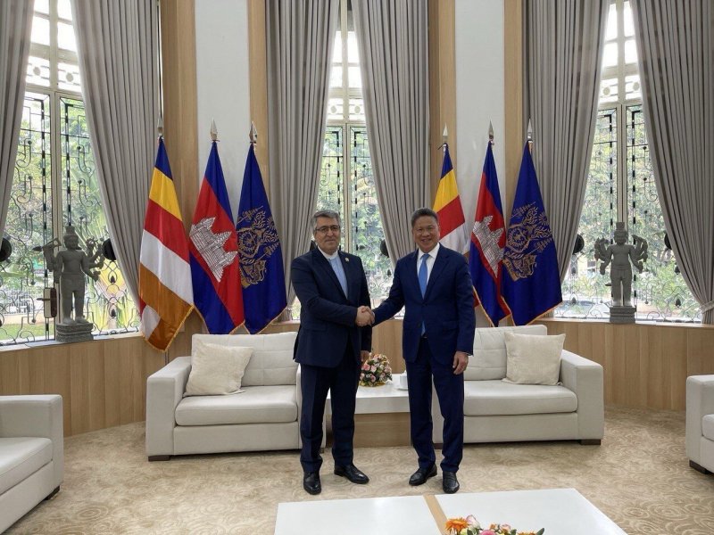 Iran and Cambodia pledge to boost bilateral relations