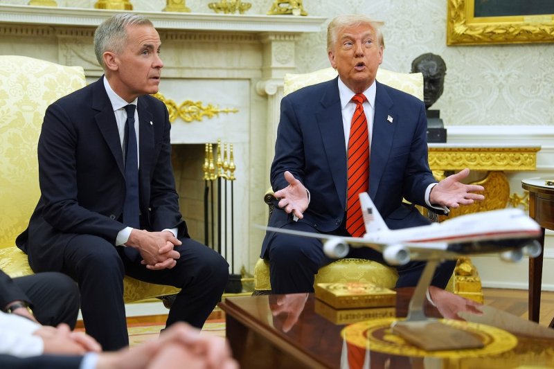 Canada ‘not for sale,’ Carney tells Trump