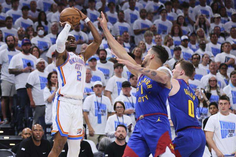 NBA playoffs: Gilgeous-Alexander leads Thunder past Nuggets, take 3-2 series lead