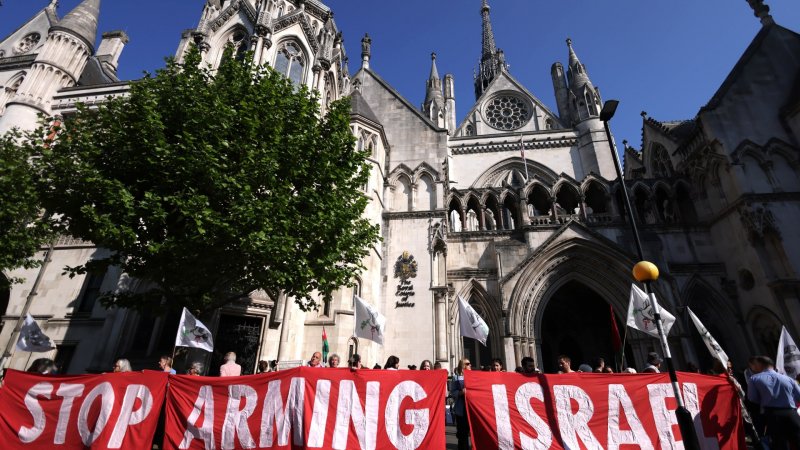 UK defends arms sales to Israel as high court case begins 